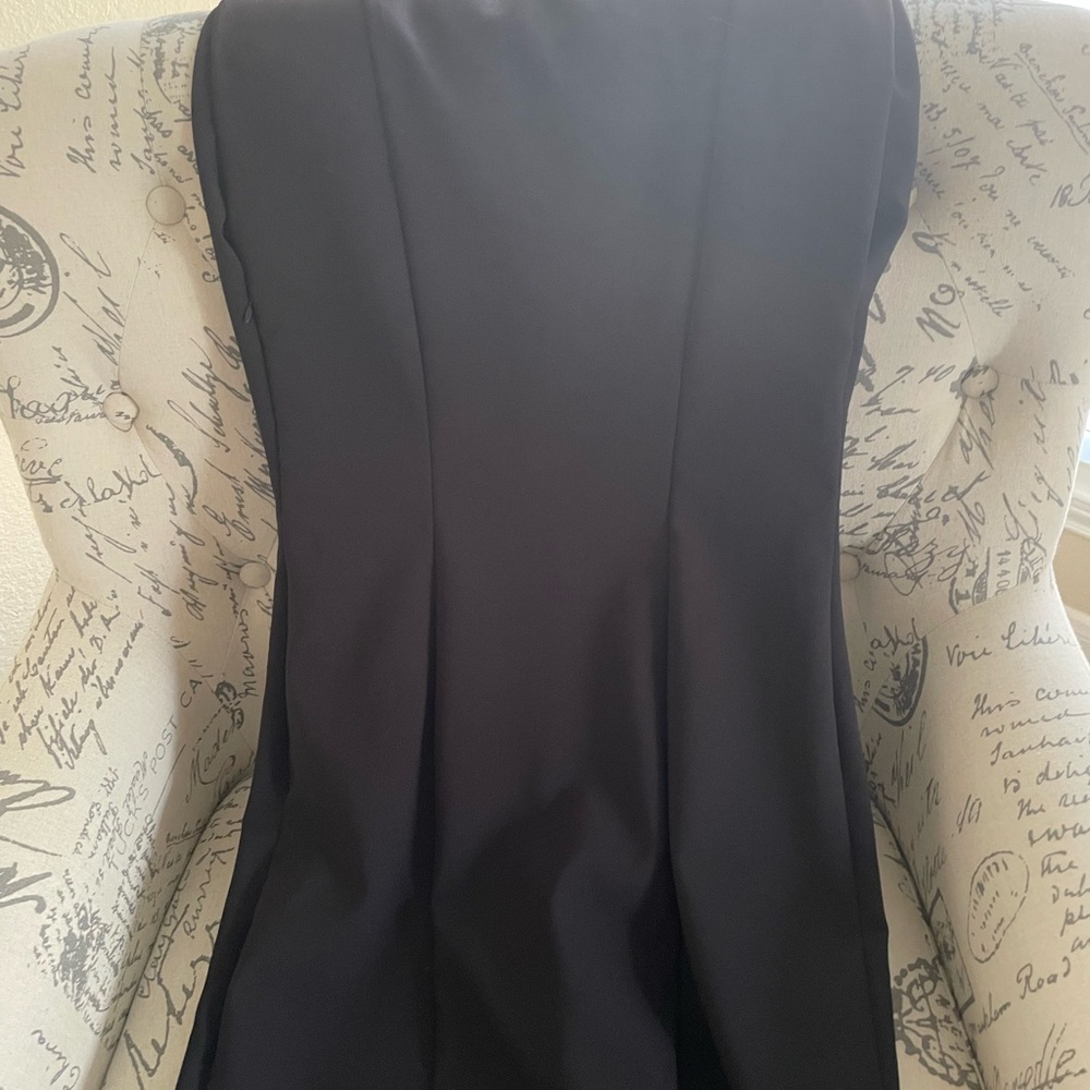 NWT Zara faux leather combination midi dress sz S - Picture 14 of 14